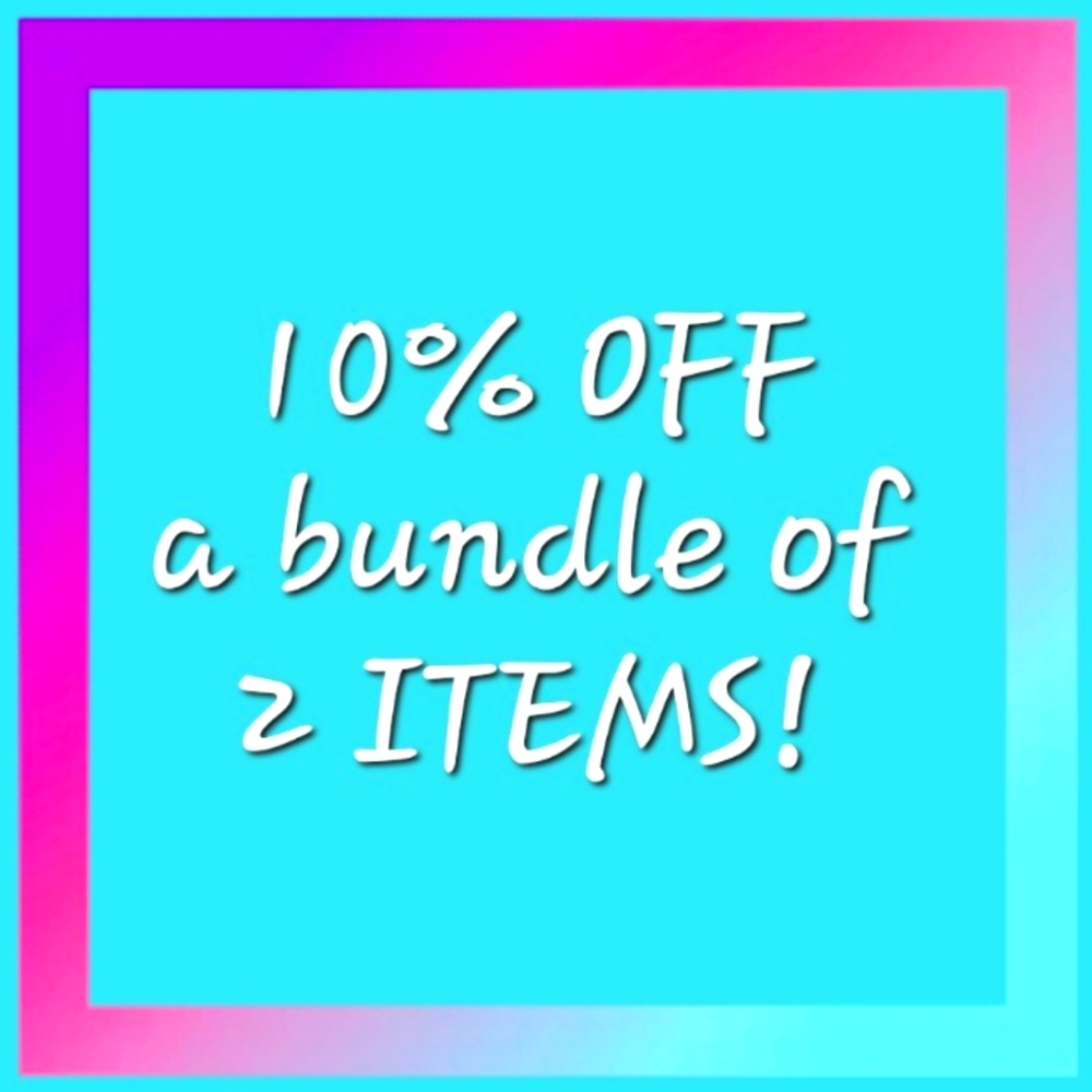 10% off 2+ items. Make an offer!